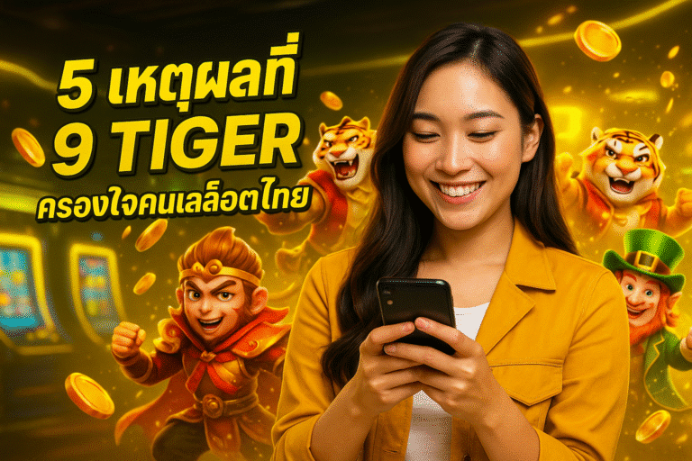 5 เหตุผลที่ 9 TIGER ครองใจคนเล่นสล็อตไทย