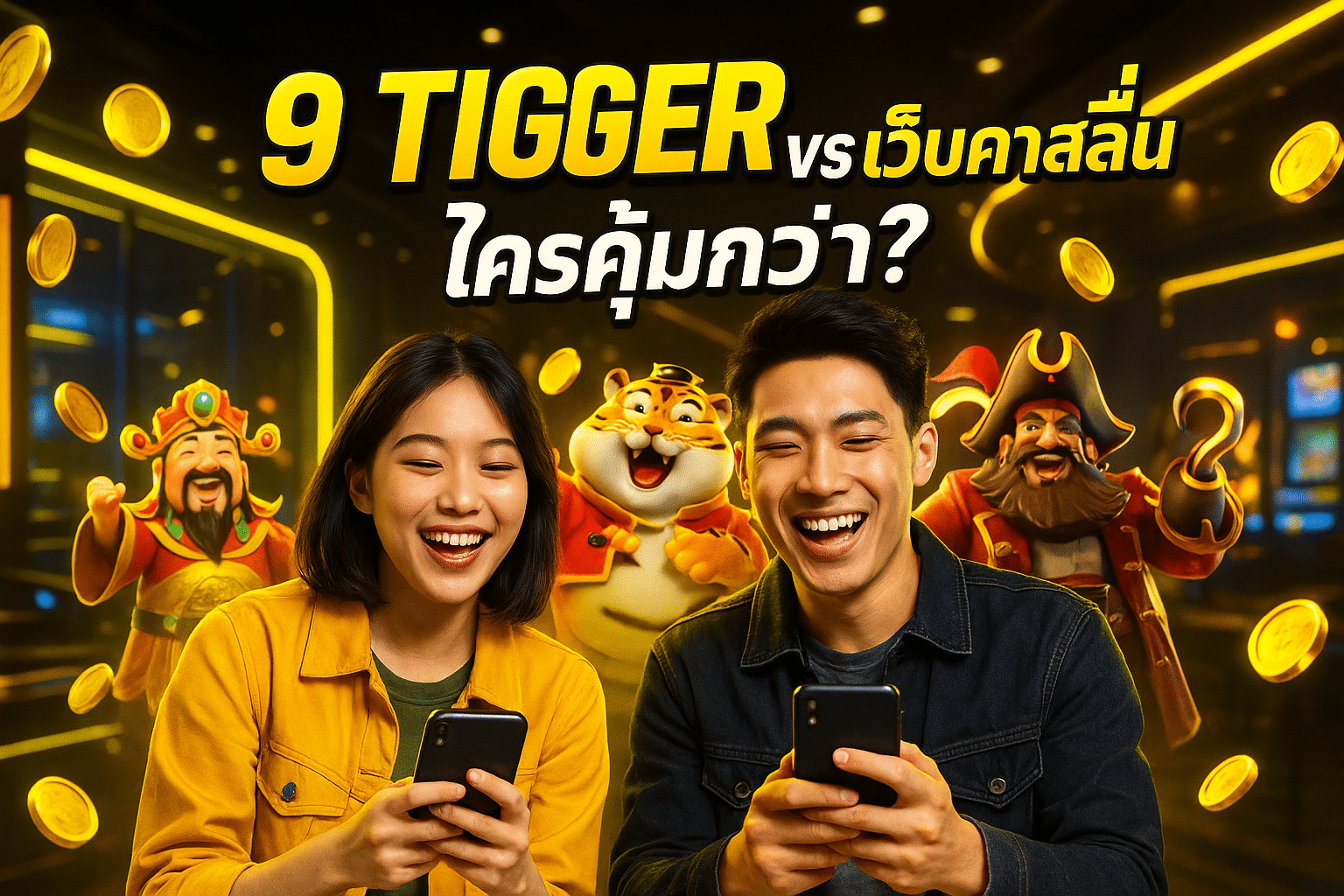 9 TIGER เทียบกับเว็บคาสิโนอื่น ใครคุ้มกว่า?