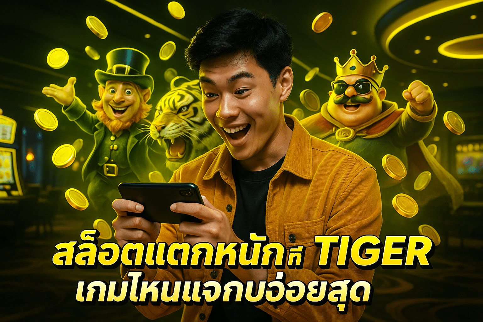 สล็อตแตกหนักที่ 9 TIGER เกมไหนแจกบ่อยสุด