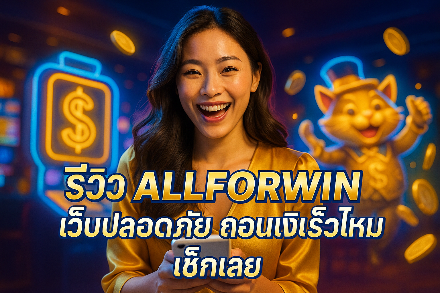 รีวิว ALLFORWIN เว็บปลอดภัย ถอนเงินเร็วไหม เช็กเลย