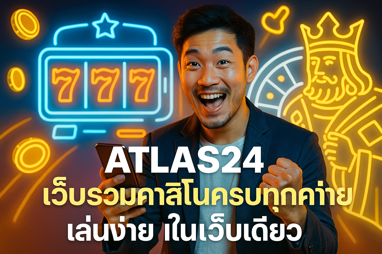 ATLAS24 เว็บรวมคาสิโนครบทุกค่าย เล่นง่ายในเว็บเดียว